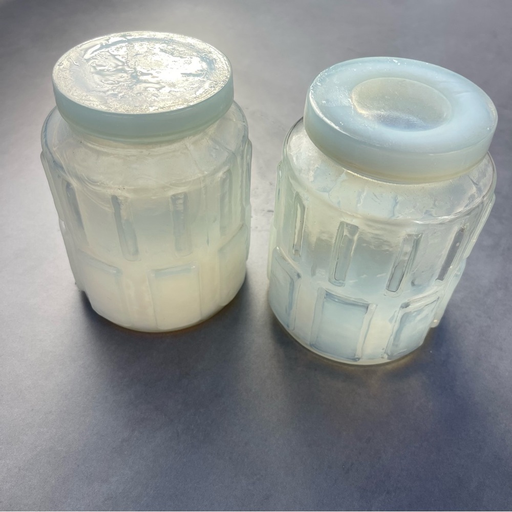 Opalite Jar Set - Candle Holder / decor - Picture 8 of 8
